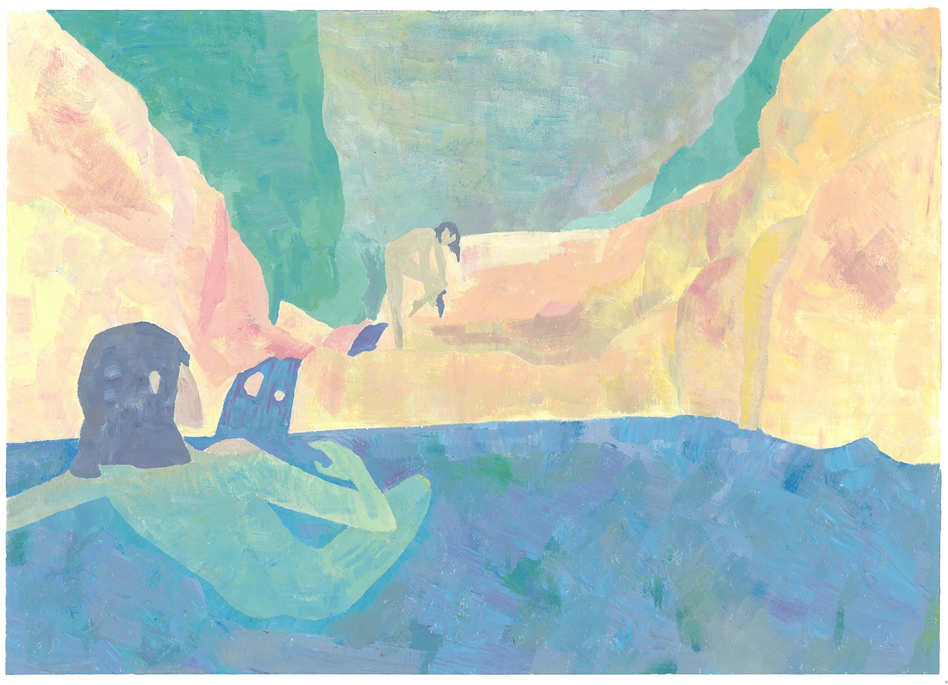 peinture gorges 1