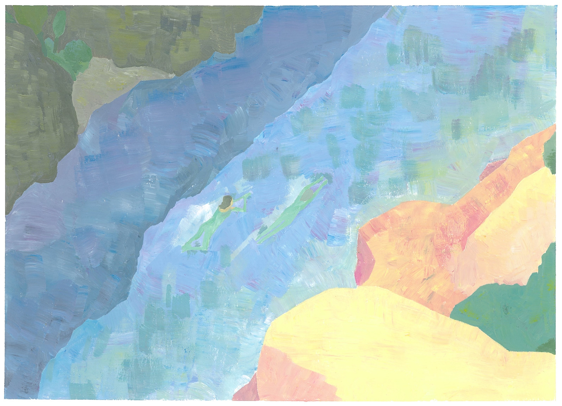 peinture gorges 2