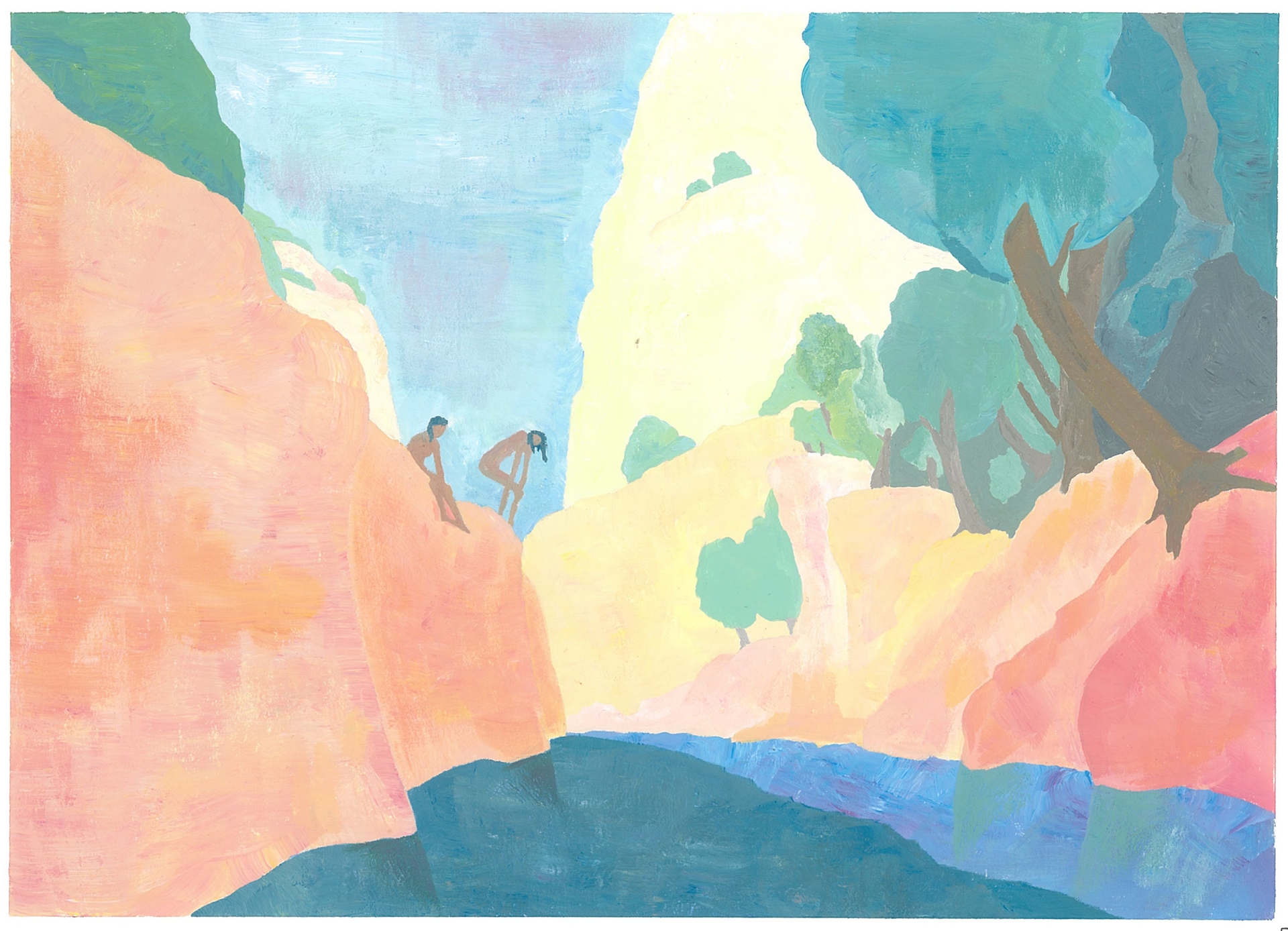 peinture gorges 3